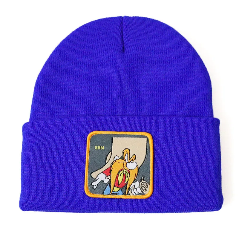 

Animals Winter Beanies Hat Hip Hop Knitted Hats for Men Women Beani Keep Warm Brimless urinal Cap Sombrero Gorra Chapeu