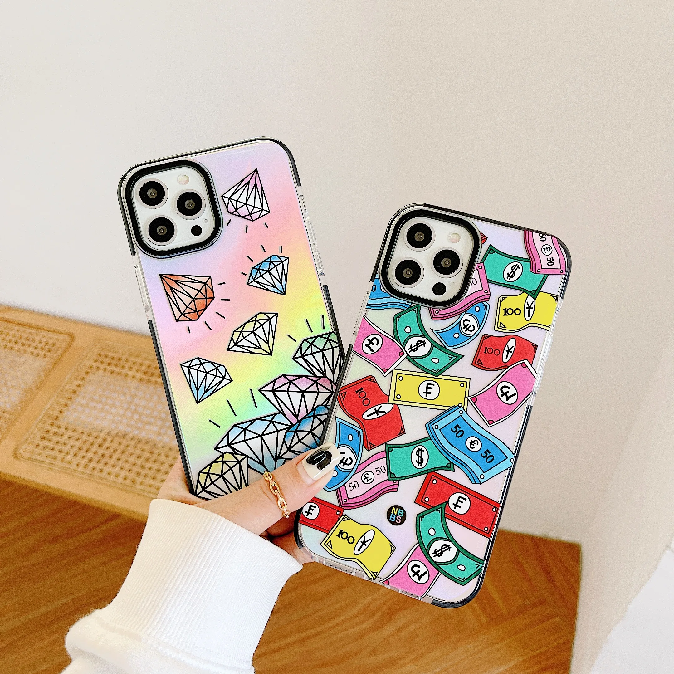 

Laser Glitter Masonry Fall Case For Iphone 12 Pro Max Clear Soft Silicone Shockproof For 7 8 Plus X Xr Xs Se 2020 11 Pro Cover