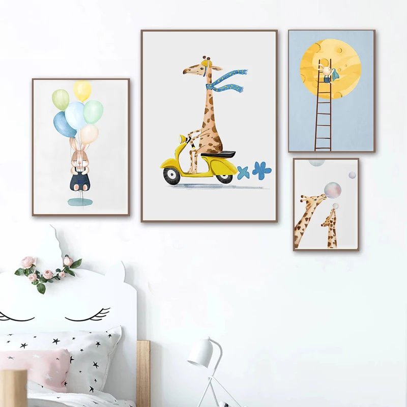 Декоративные принты для детского сада настенные плакаты листы украшения