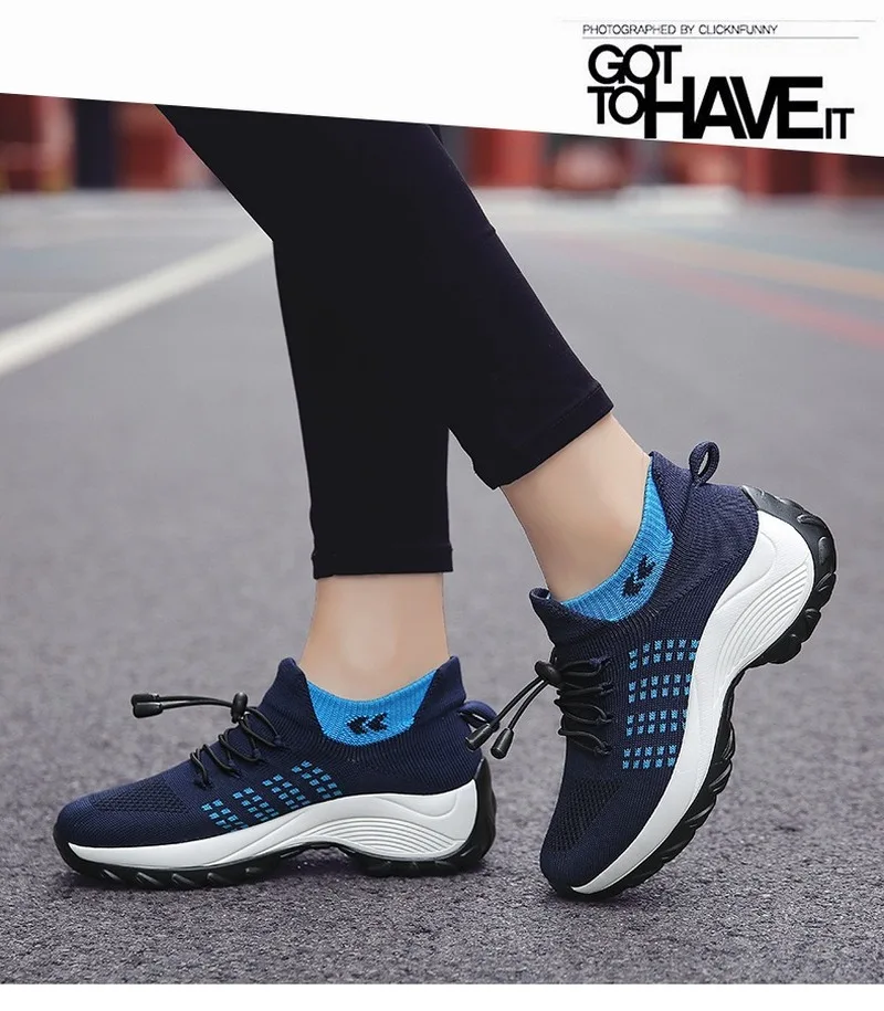 

Socks shoes lace up Fashion Women Vulcanize Shoes Platform Sneakers Designer Women running shoes Casual Trainers Women Dad Shoes