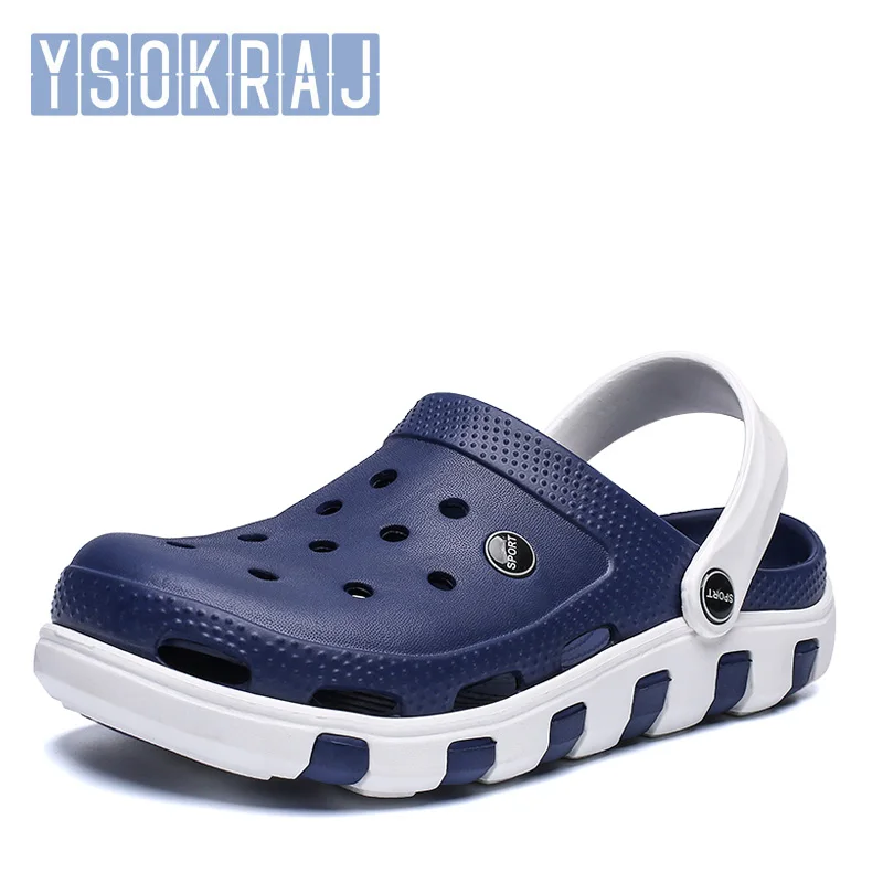 

Mens Sandals Summer Beach Shoes Fashion Garden Clogs Non-slip Printing Designer Slippers Unisex Casual Garden Shoes Size 36-45