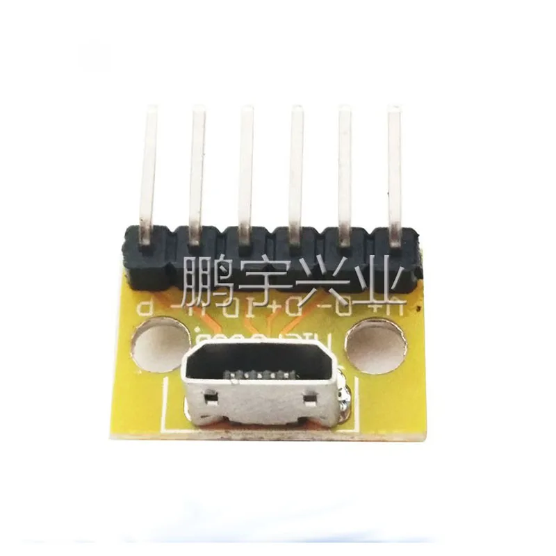 10 шт. вертикальный Micro USB гнездо PCB паяльная плата адаптера сварочная розетка тест