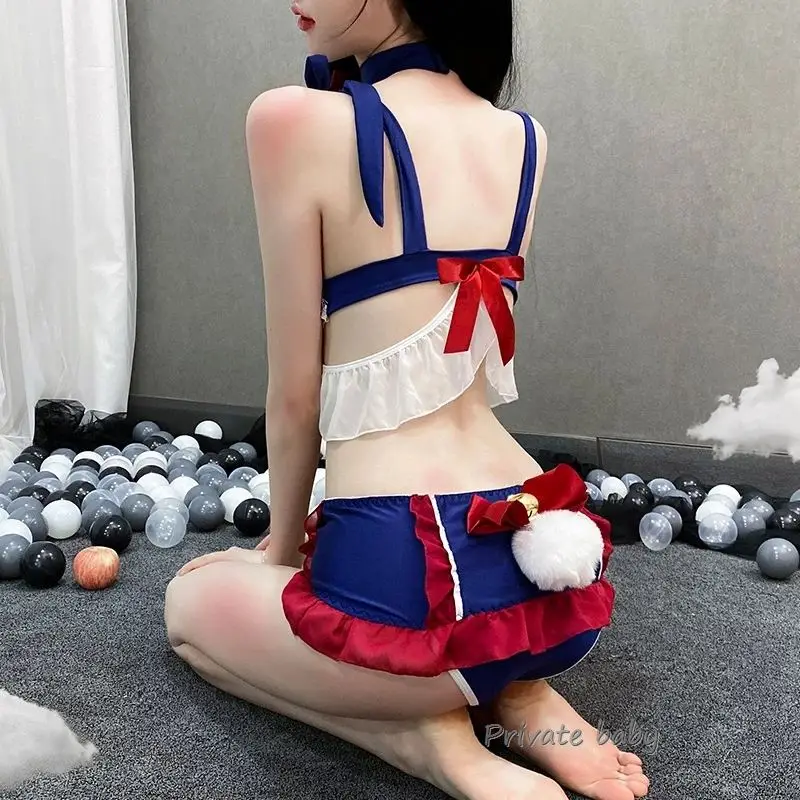 

Lolita Cute Snow White Uniform Kawaii Tail Womens Sexy Bunny Girl Uniform Costume Erotic Underwear Cosplay Show Maid Girl