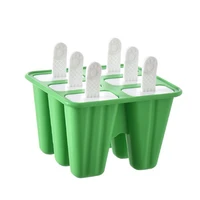 silicone ice cream mold popsicle molds diy homemade dessert freezer fruit juice ice pop maker mould with sticks kitchen gh937