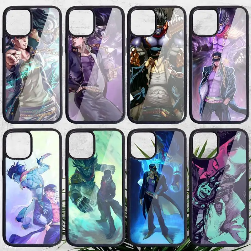 

JoJo Bizarre Adventure Phone Case PC for iPhone 11 12 pro XS MAX 8 7 6 6S Plus X 5S SE 2020 XR