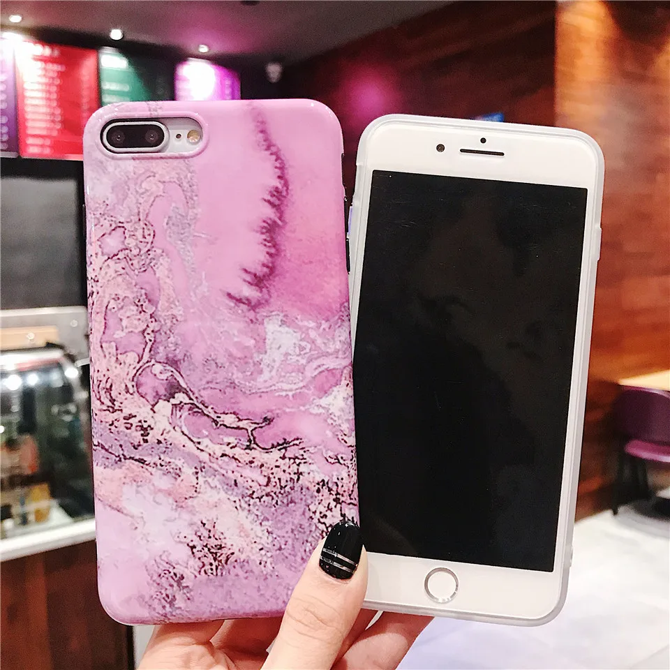 Ювелирное кольцо держатель мобильного телефона чехол под мрамор fundas для Apple iPhone XR