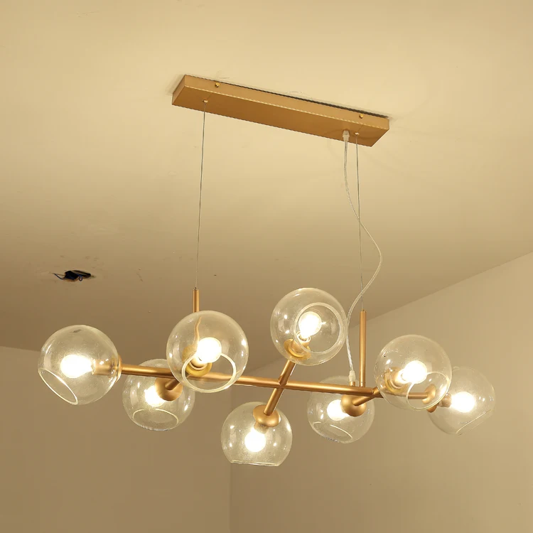 Креативная художественная стеклянная Современная подвесная люстра сделай сам