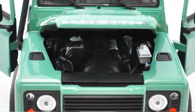 Высокое качество подарок 1:24 Defender внедорожный сплав модель, моделирование литья под давлением дверь оттяните назад Коллекция Модель