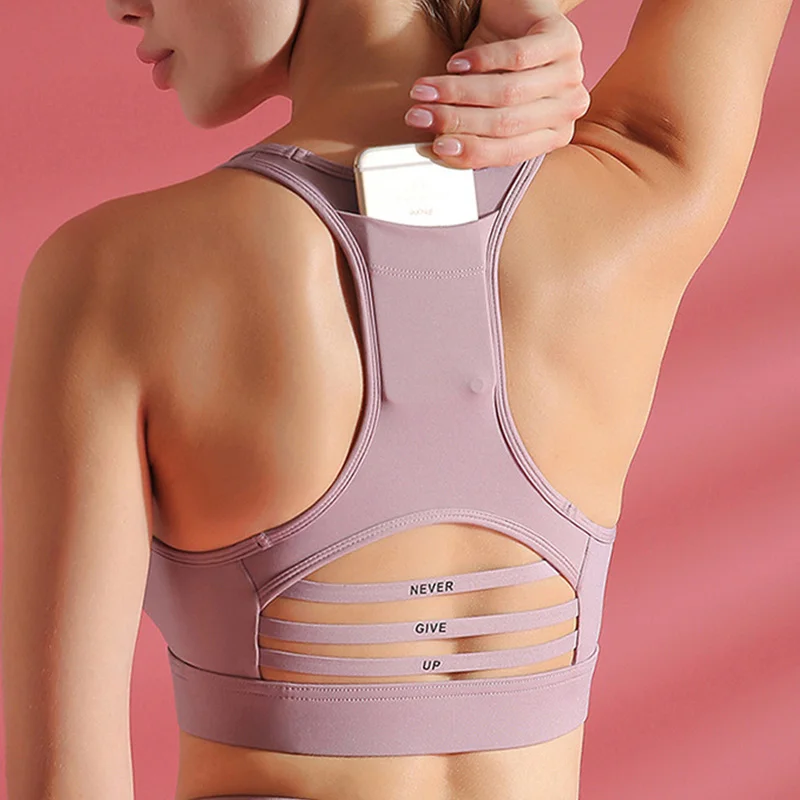 Спортивный бюстгальтер для велоспорта велосипедная спина с карманом Женский