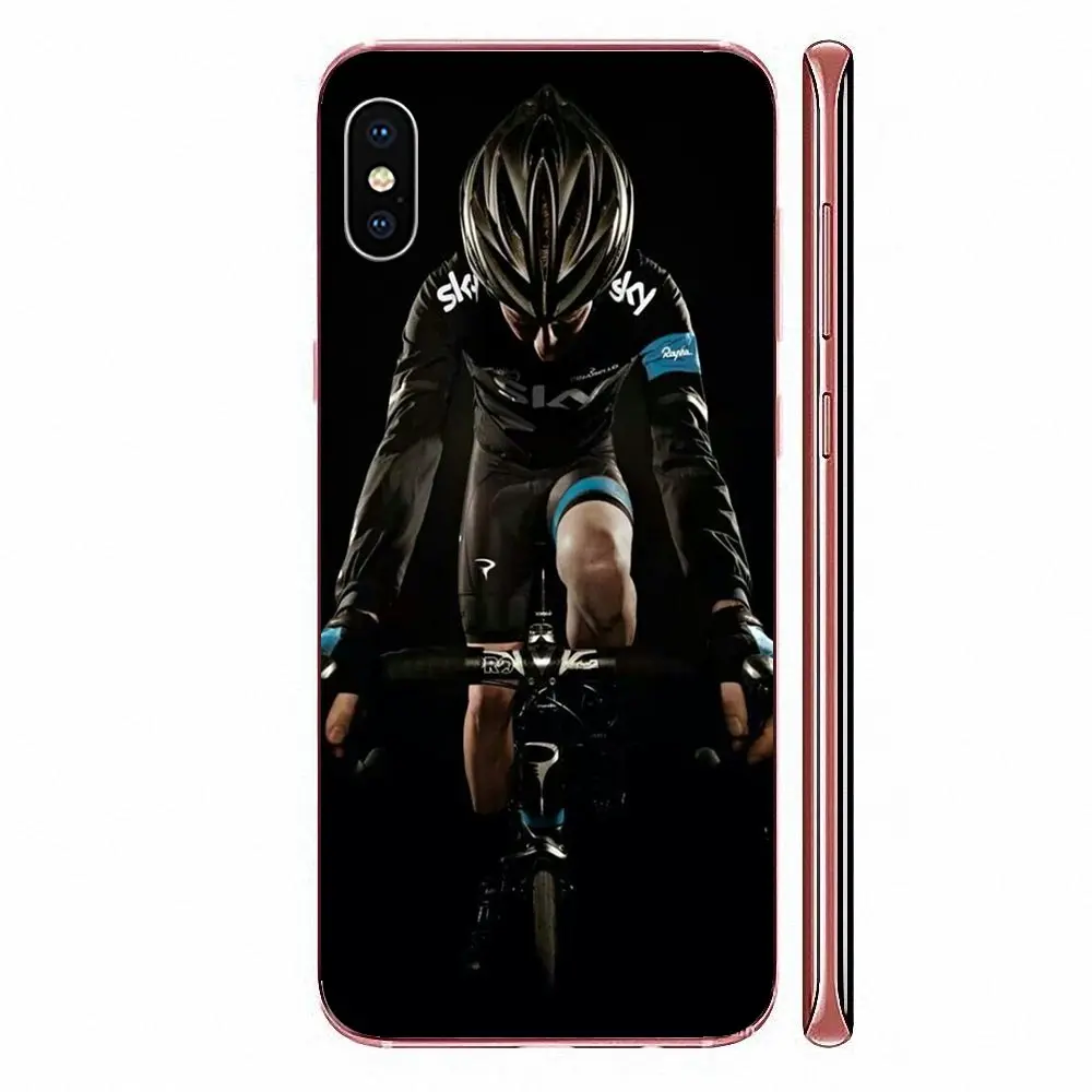 Велосипед велосипедист черный на белом мягкой печати Капа для Sony Xperia Z Z1 Z2 Z3 Z4 Z5