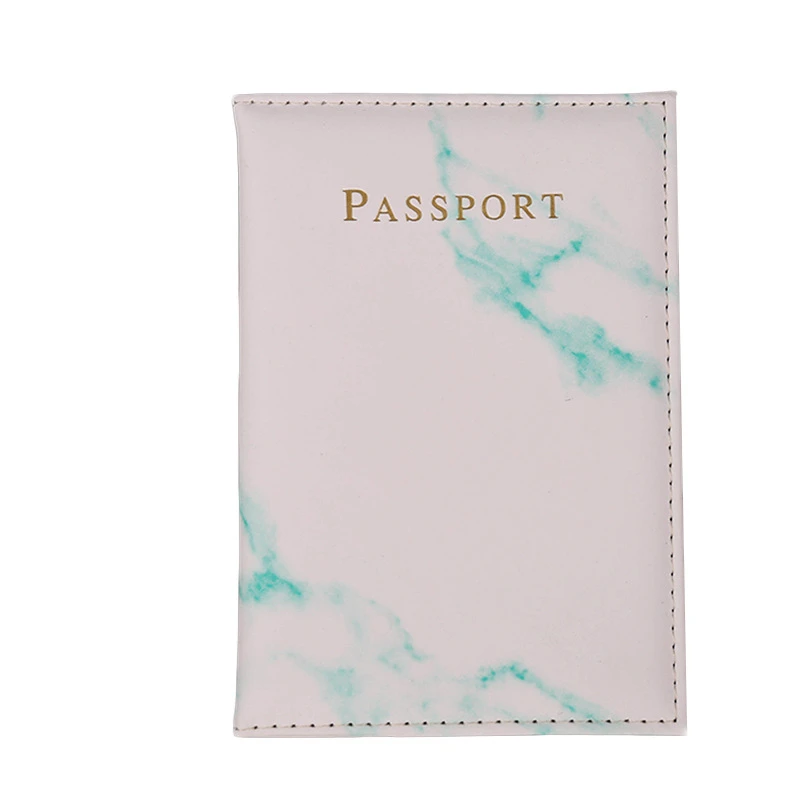 

Fashion Marble Style Passport Covers Holder ID Travel Accessories Bank Card Passport Women Business Men PU Leather Wallet Case