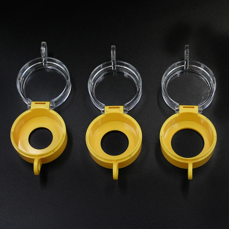 Прозрачная Кнопка аварийной остановки Lockey электрический переключатель