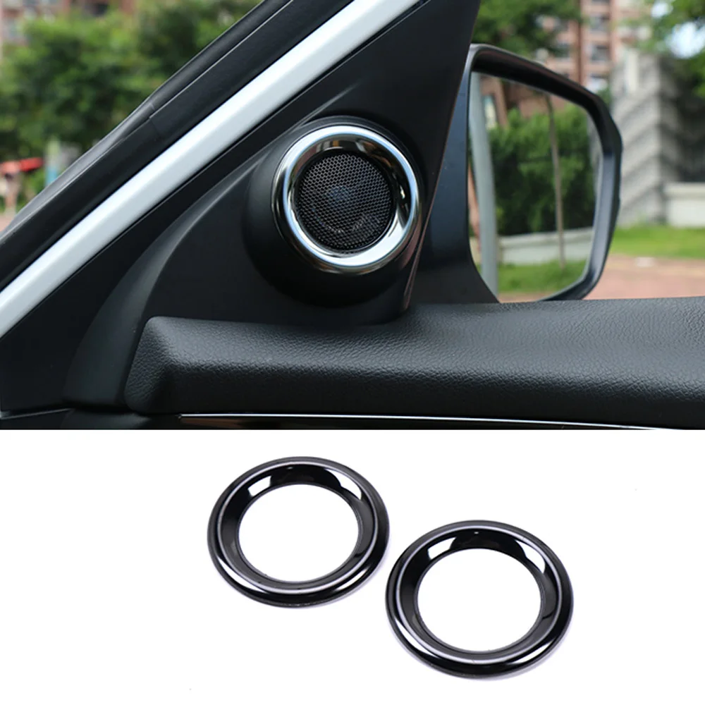 Stainless steel Car door audio loud speaker trim covers for Honda CIVIC 2016 2017 2018 2019 2020 2021 styling auto Accessories | Автомобили