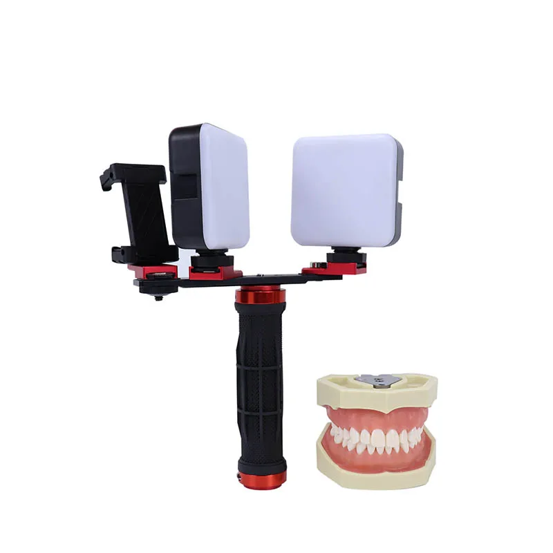 Diş Flash fotoğraf ekipmanı diş hekimliği Oral dolum aydınlatma ekipmanları aracı diş hekimi aydınlatma parlaklık ayarı