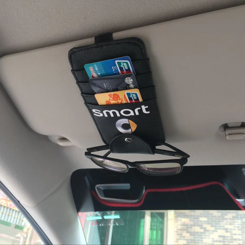 Автомобильный солнцезащитный козырек держатель карты зажим сумка Чехол