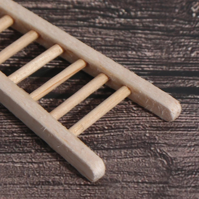 1:12 миниатюрный деревянный кукольный домик ручной работы лестница аксессуары для