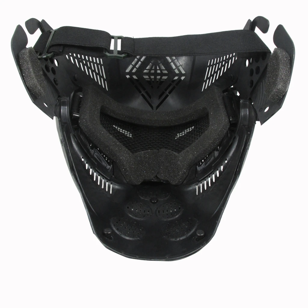 

Full Face Mask Protection Paintball CS Game Adjustable Military Arisoft Riding