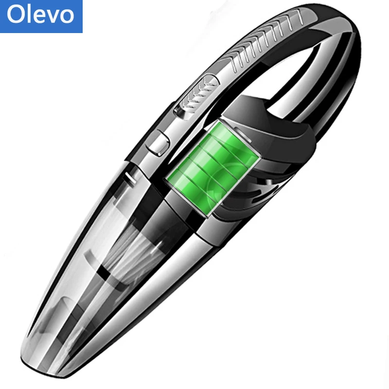 

HEPA Filter Car Vacuum Cleaner Handhold Cyclone Strong Suction Cordless Cleaner Quick Charging Auto Home Pet Hair Cleaning
