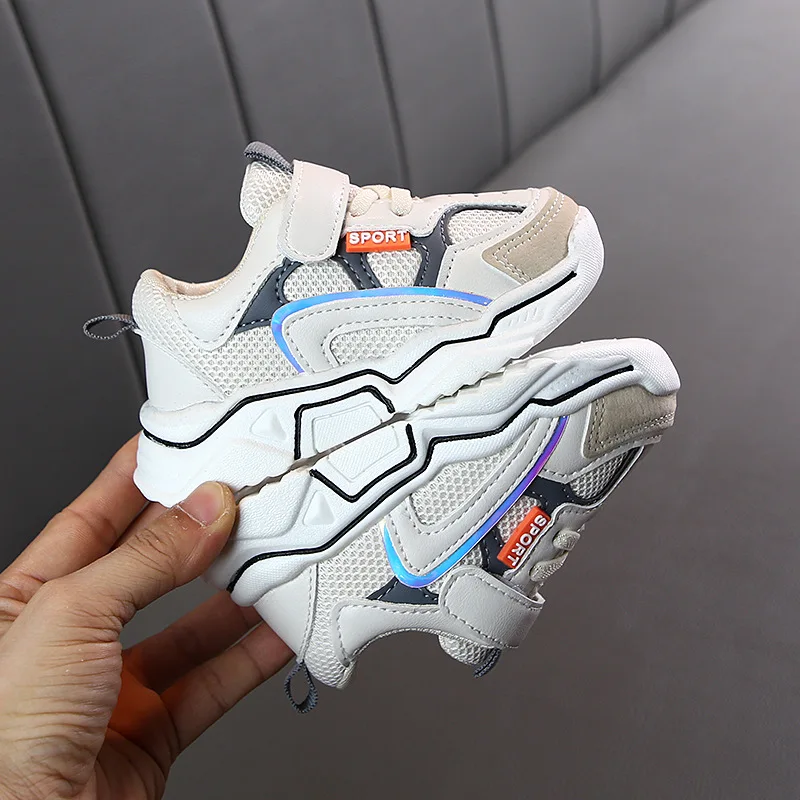 Осенне-зимняя детская спортивная обувь для мальчиков и девочек Дышащие