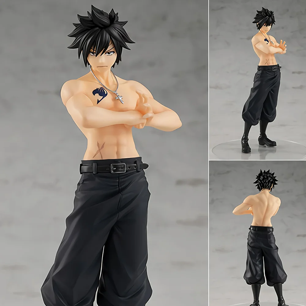 

BANDAI 17 см оригинальная парадная фигурка ГК вверх Фея хвост последний сезон серый Fullbuster ПВХ экшн-фигурка модель куклы игрушки