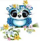 5D алмазная живопись сделай сам, животные, любовь сова, крест, Ститч, алмазная вышивка, мозаика, полная Стразы, Декор, мультяшный подарок, ALF