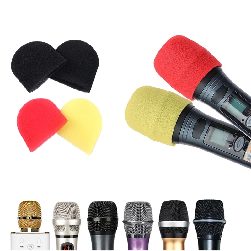 

20pcs / 400pcs Universal Thickened Washable and Breathable Microphone Accessories Foam Cover Handheld Microphone Cover