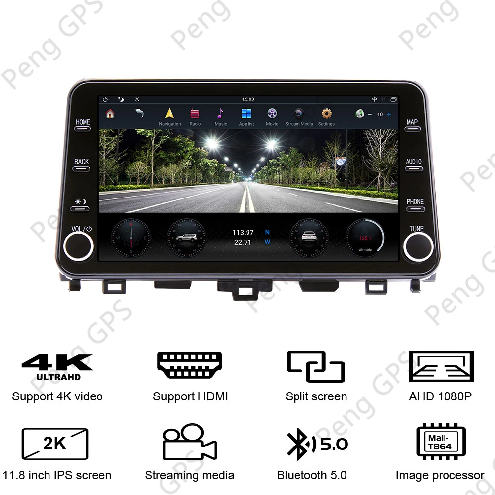 Автомобильный радиоприемник Android мультимедийный плеер для Honda Accord 10 2018-2020