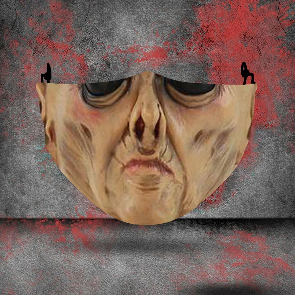 Забавные Джокер маски 3D Модный с принтом череп для взрослых Чехлы рот косплей на