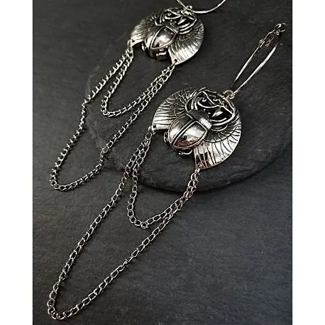 Египетский Скараб цепные обручи битл ювелирные изделия богиня египетские