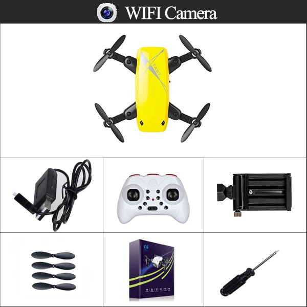 S9M HD камера Скорость Регулируемый 4CH 6-Axis Gyro 720P удержания высоты 4CH 6-Axis Gyro HD 720P складной Hover S9HW S9 - Цвет: S9W-0.3MP-1B