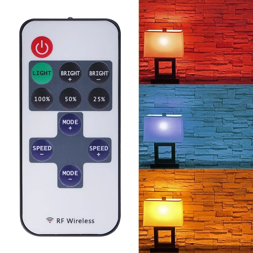 DC5V 12V 24V RGB светодиодный контроллер Wi Fi с 11 кнопками RF Беспроводной затемнитель