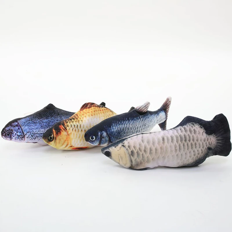 Игрушки для детей/кошка Милая электрическая симуляция плюшевые Рыбы Кукла