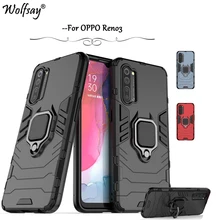 For OPPO Reno3 Case Shockproof Armor Silicon Cover Hard Back PC Phone Case Bumper For OPPO Reno3 Protective Cover For OPPO Reno3