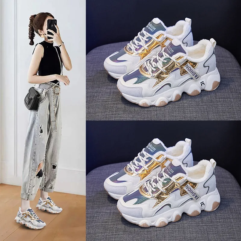 

Fashion 2022 autumn new style breathable all-match comfortable Korean sports shoes female students running shoes