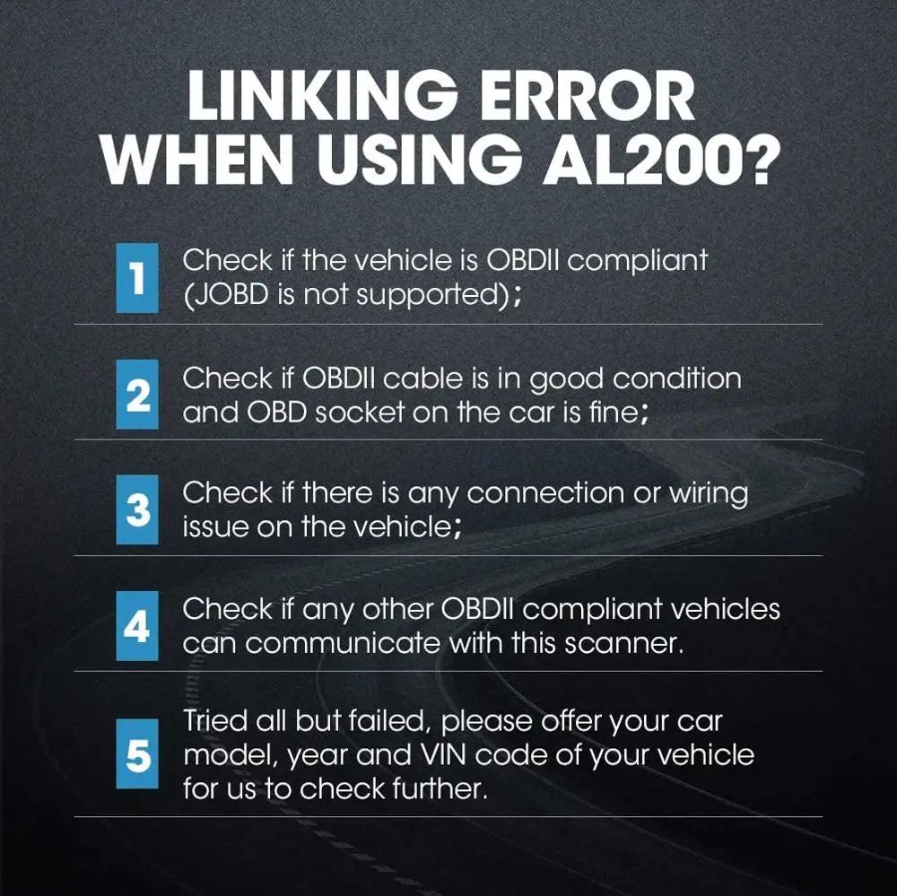 TOPDON AL200 полный OBD2 сканер OBDII считыватель кодов автомобиля диагностический