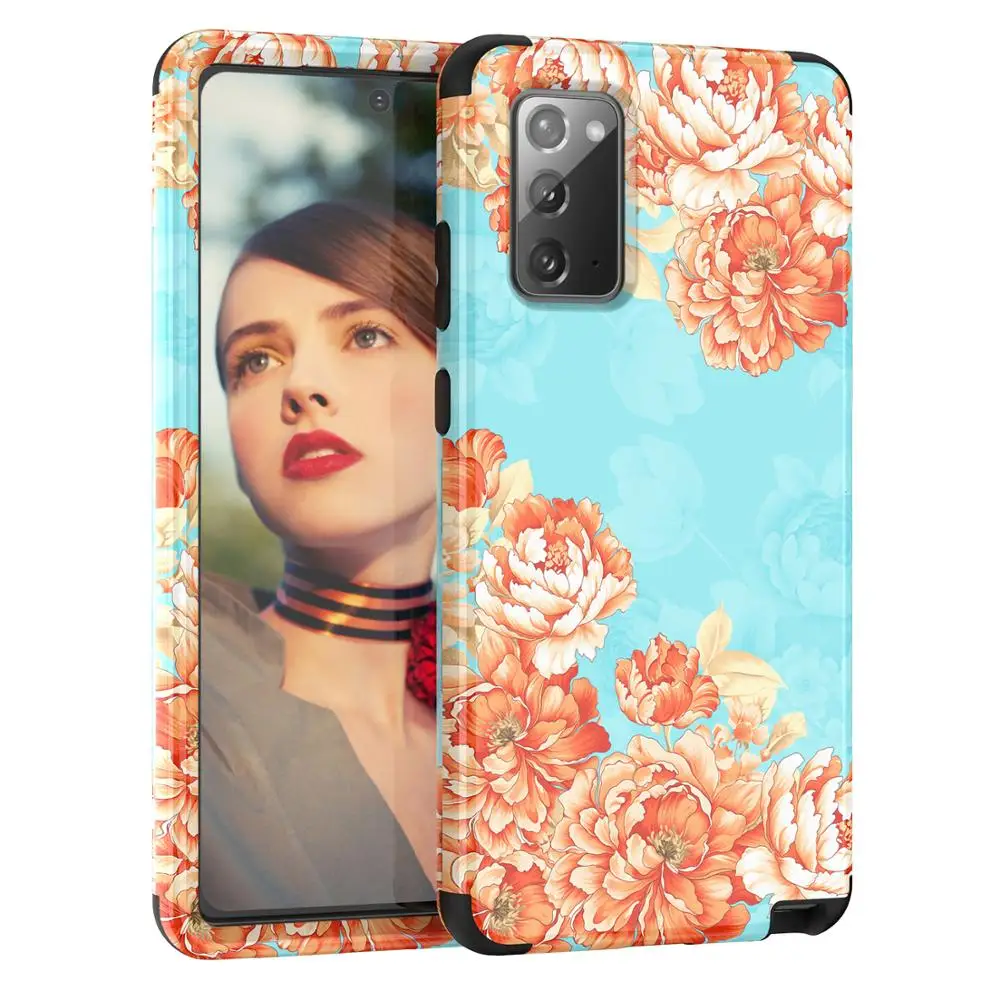 

SURITCH For Samsung Note8 9 10 20 Ultra case beautiful flowers For Samsung Galaxy S9 S10 plus A71 A11 S10e shockproof case capa