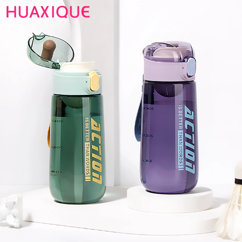 

430ML Portable Leak-proof And Drop-proof Sports Bullet Cover Filter High Temperature Resistant High Quality Plastic Water Cup