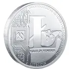 Оригинальная сувенирная монета Litecoin с посеребренным покрытием, коллекционный большой подарок, монета Litecoin, коллекционная физическая памятная монета