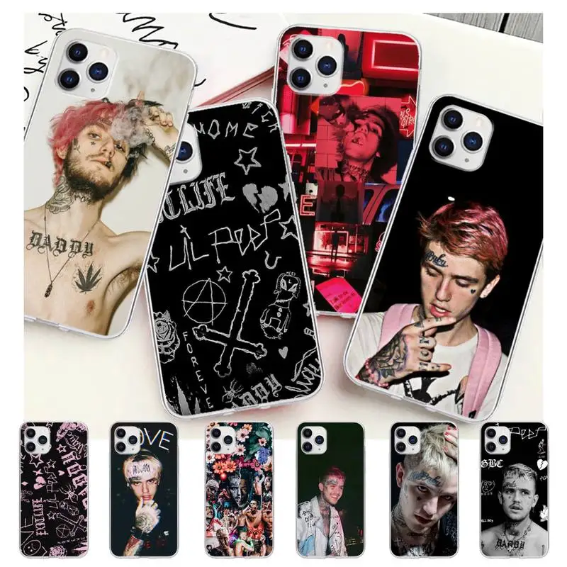 

Lil Peep Transparent Mobile Phone Case For Samsung Galaxy A51 A71 S20 S10e S8 S7 S9 S10 Plus Clear Cover