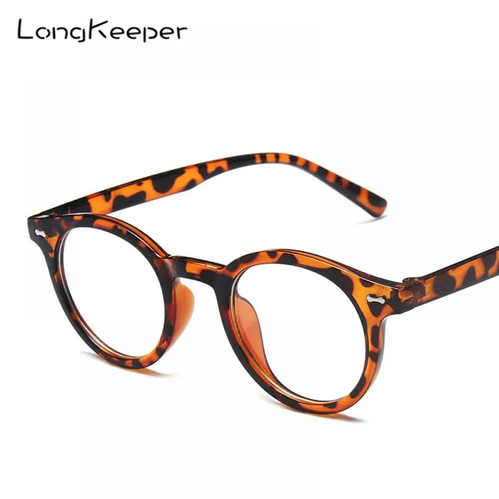 

New Fashion Anti Blue Light Eyeglasses Women Men Computer Glasses Vintage Round Blue Light Blocking Clear Lens Spectacle Eyewear