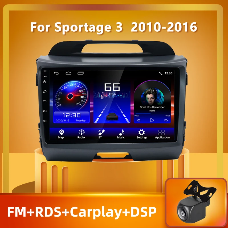 

PEERCE For Kia Sportage 3 SL 2010 - 2016 Android 10 Carplay Car Radio Multimedia Video Player Navigation GPS No 2din 2 din dvd