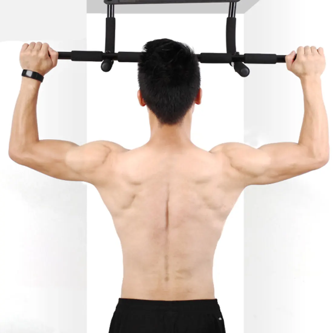 

Latest Pull-up Adjustable Door Fitness Multifunctional Door Lever Device Indoor Exercise Arm Single Parallel Bars Home Fitness