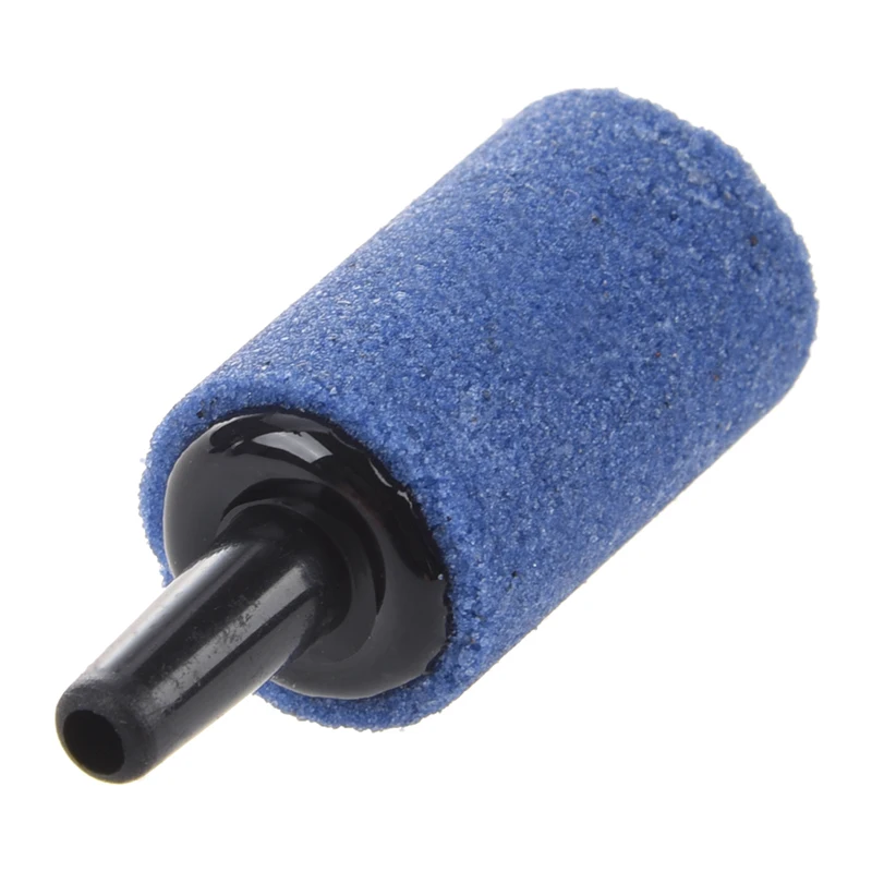 SODIAL(R) 5 шт Цилиндрические Пузырьковые воздушные камни синие для