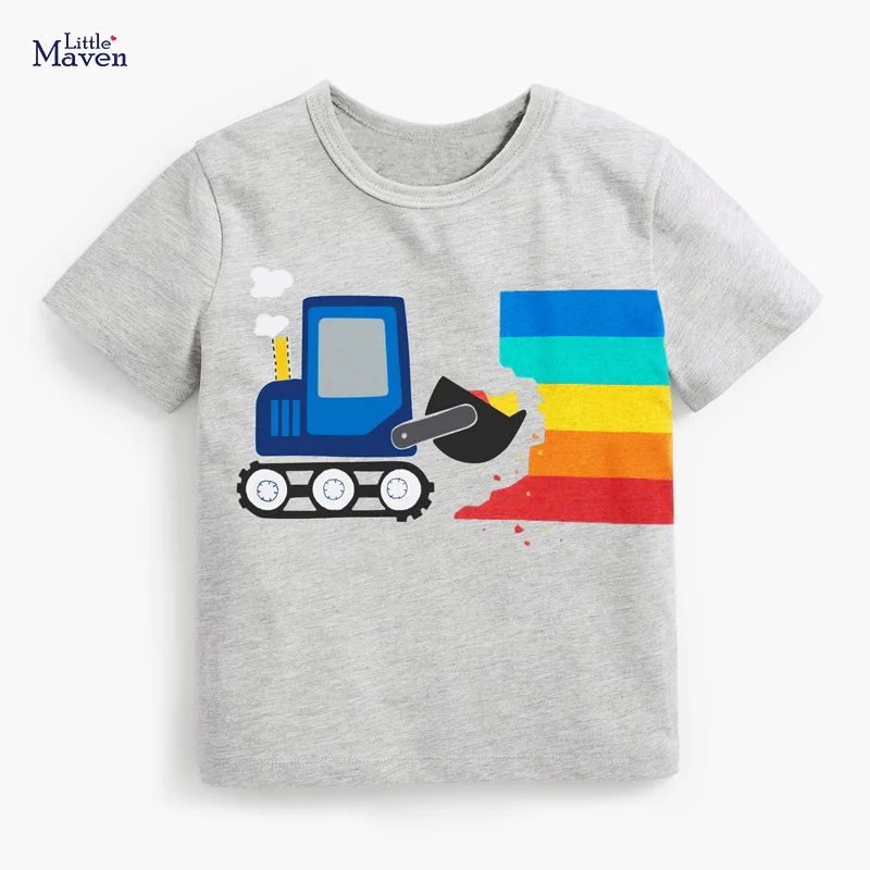 

Футболка для мальчиков 2-7 лет, из хлопка