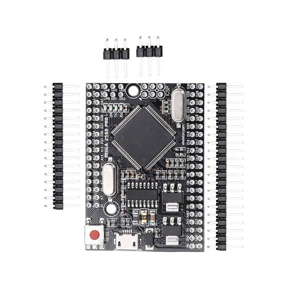 Встроенный чип MEGA 2560 PRO CH340G/Φ с штыревыми разъемами совместимый arduino Mega2560