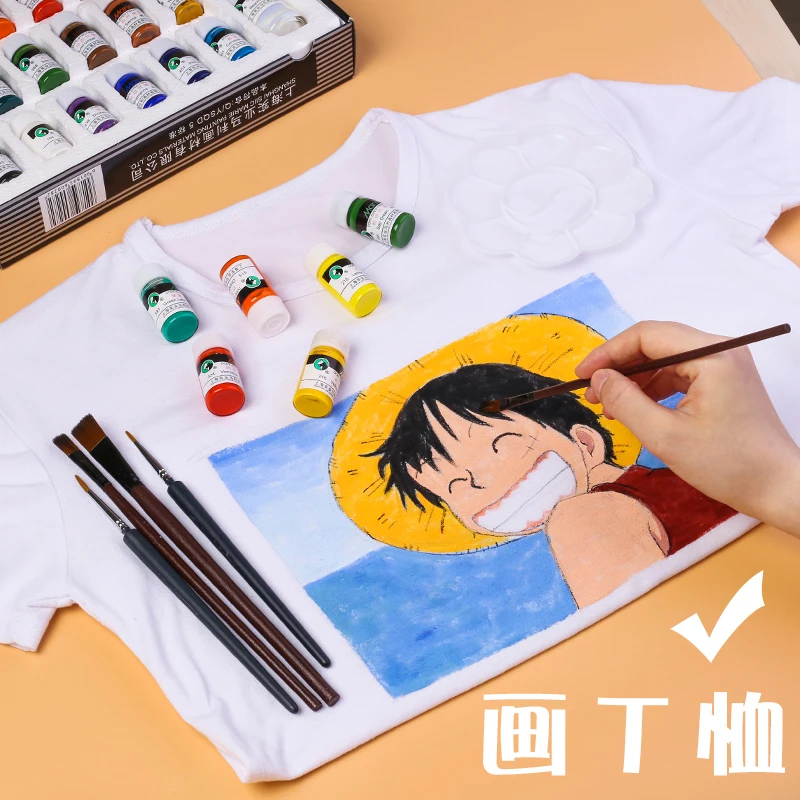 Текстильный волокно пигмент акриловый водонепроницаемый diy Ручная роспись