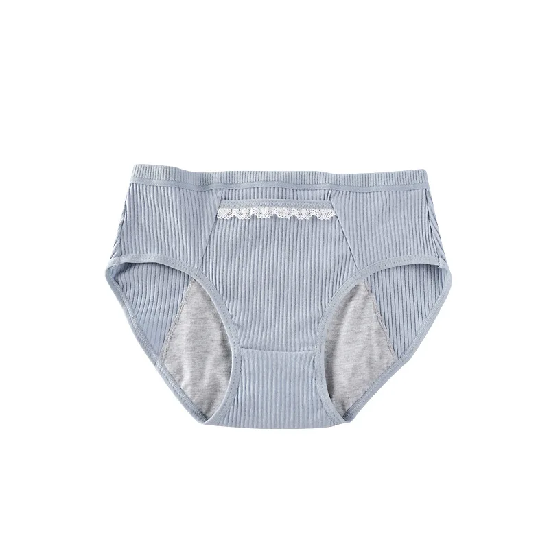 

Lace Menstrual Panties Women Underwear Women Cotton Mid Waist Leak Proof Briefs Underwear Period Panties Physiological Pants