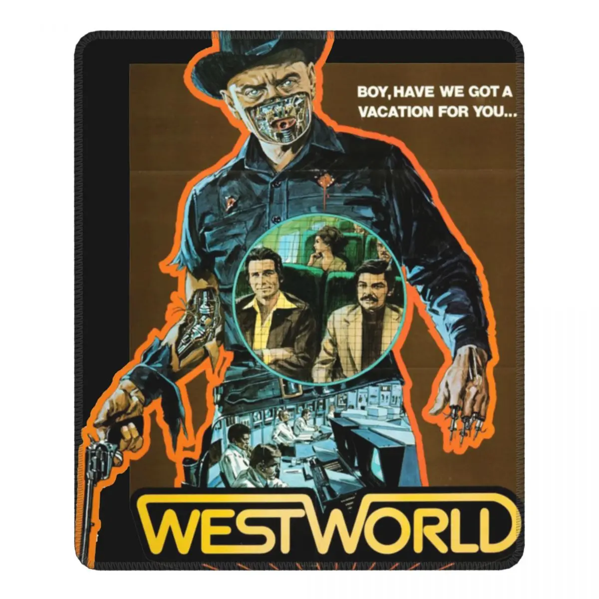 

Westworld игра Sc Wi-Fi серии ТВ показывает креативный коврик для мышки нескользящий коврик колодки резиновые ПК Украшение стола крышка