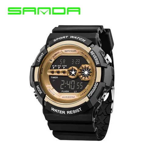 

SANDA320-1 electronic watch sports student men's watch youth outdoor men's water Korean tide watch