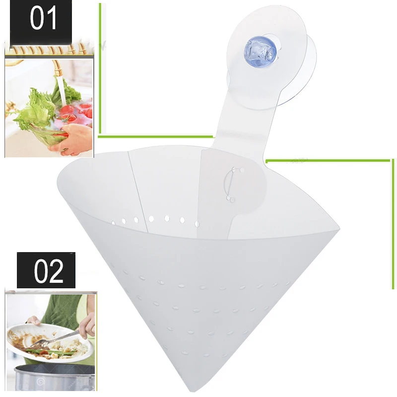 Складная подставка на раковину фильтр Кухня остатки присоски сетка/сливная